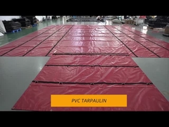 650GSM 20*20 1000D PVC Tarpaulin สําหรับรถบรรทุก